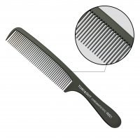 Гребень Carbon T&G черный с ручкой 06921